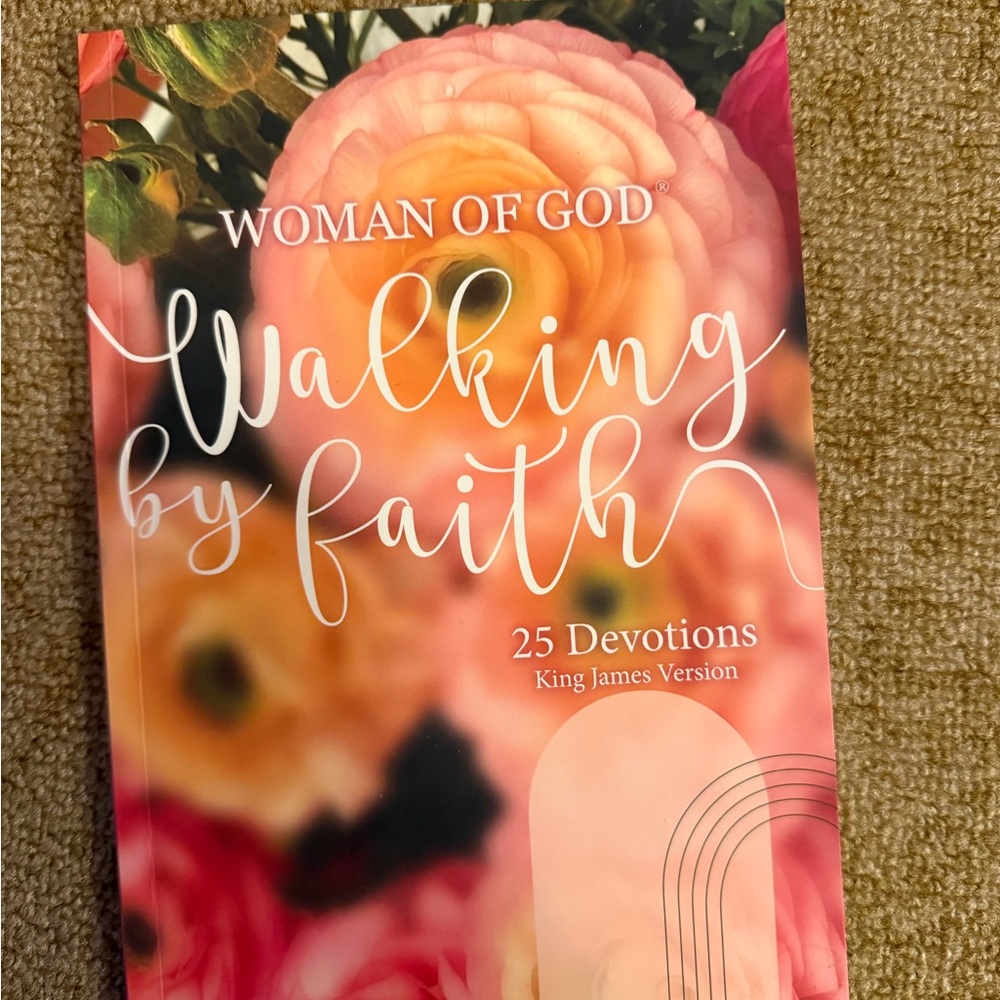 Woman of God "Walking by Faith" Devotional - Pink Floral Cover